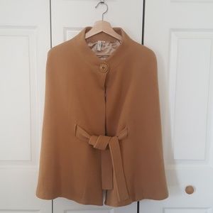 Ann Taylor Loft Belted Cape
